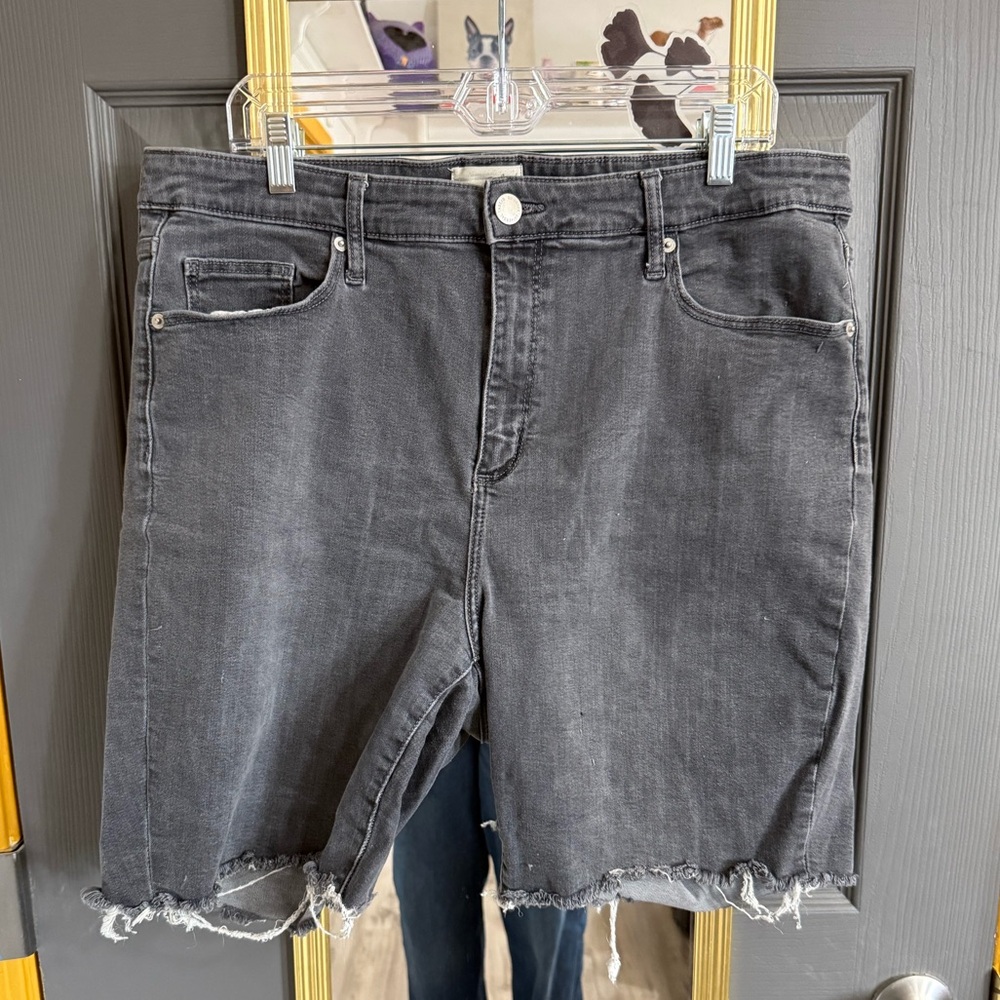 Universal Thread Charcoal Denim Cutoffs
